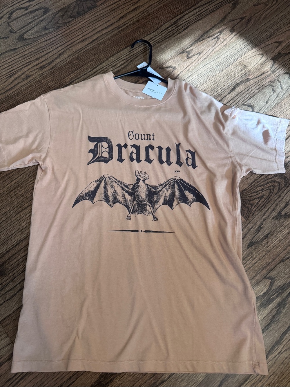 Count Dracula Graphic Tee - Tan women’s T-Shirt